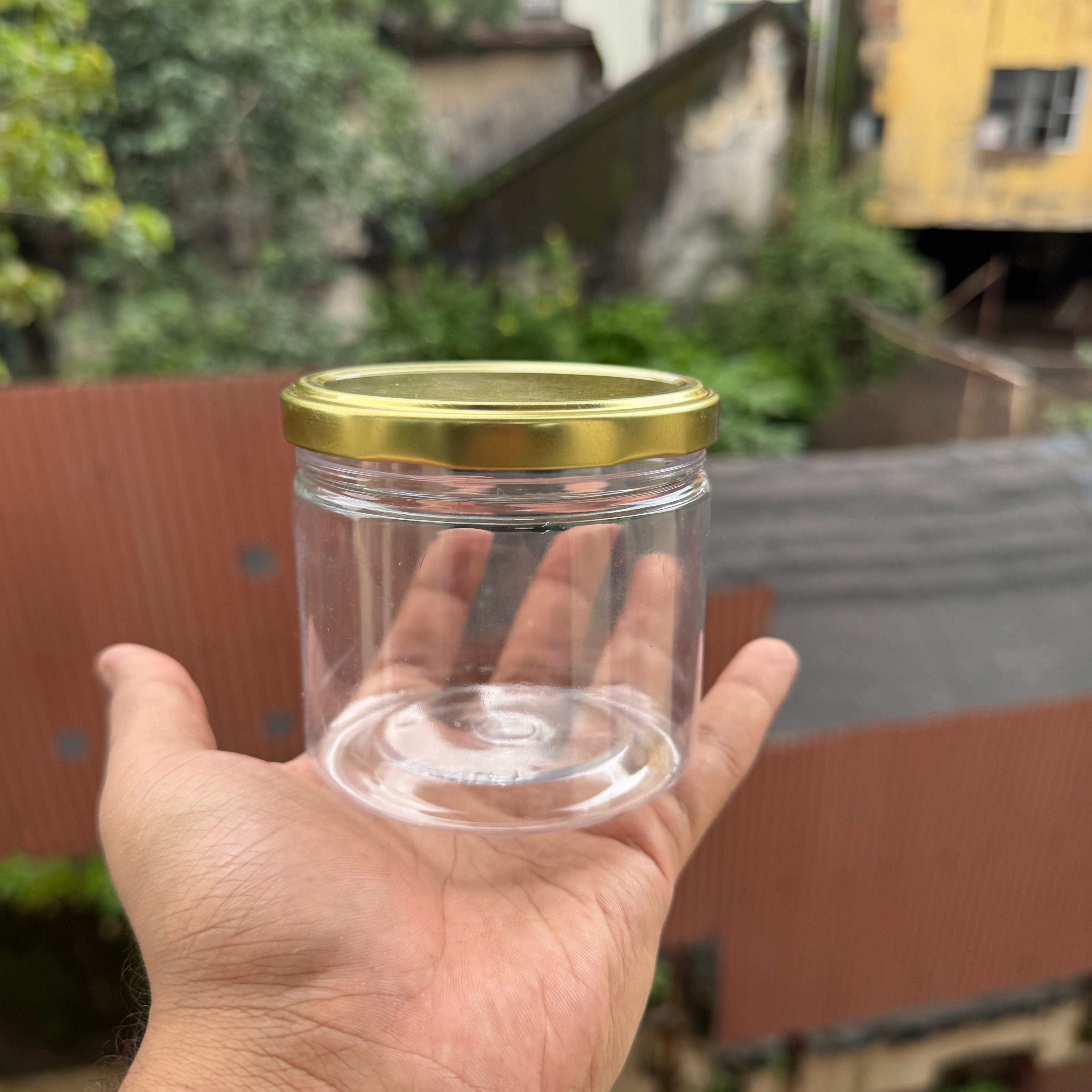 Plastic PET Jars • Glass Look Alike Jars • 350ML